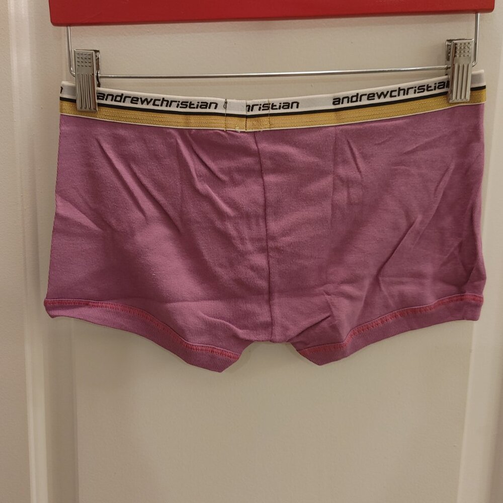 Vintage AC Grape Color Vibe Trunks w/Almost Naked Pouch - Small - Picture 3 of 6